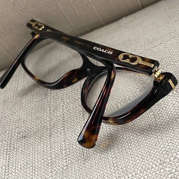 Coach Women Eyeglasses Frame Brown Tortoise ELISE 52[]16 135 Glasses - Picture 3 of 12